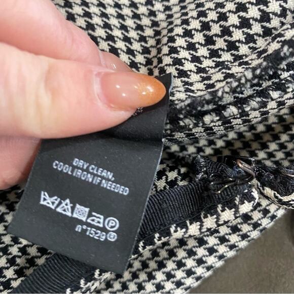 Ralph Lauren Black Label Wool Houndstooth Stretch Pants Dress Trouser Sz 4 - Picture 10 of 12